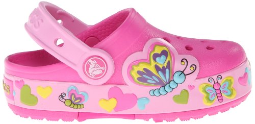 

crocs CrocsLights Butterfly PS Clog (Toddler/Little Kid)