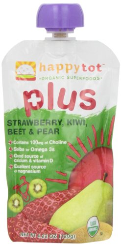 Happy Tot Plus Strawberry, Kiwi, Beet & Pear
