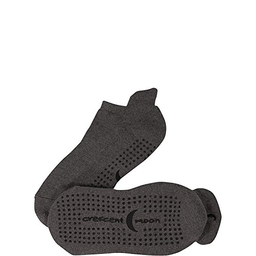 Crescent Moon ExerSocks Barre, Yoga & Pilates Socks (3-pack) Medium