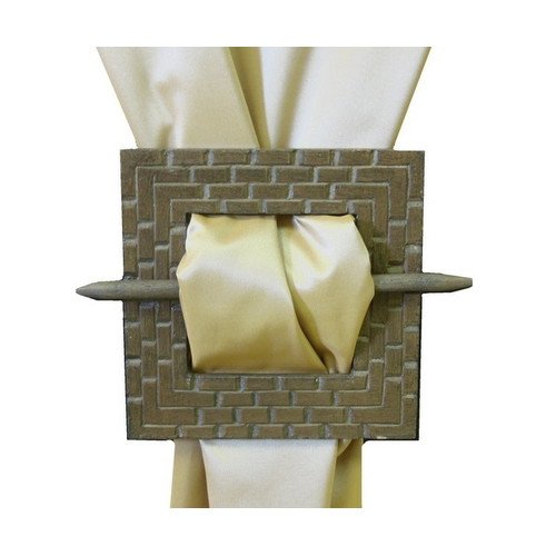 Algopix Similar Product 11 - Europatex Brooch Tieback, 7-Inch, Brown