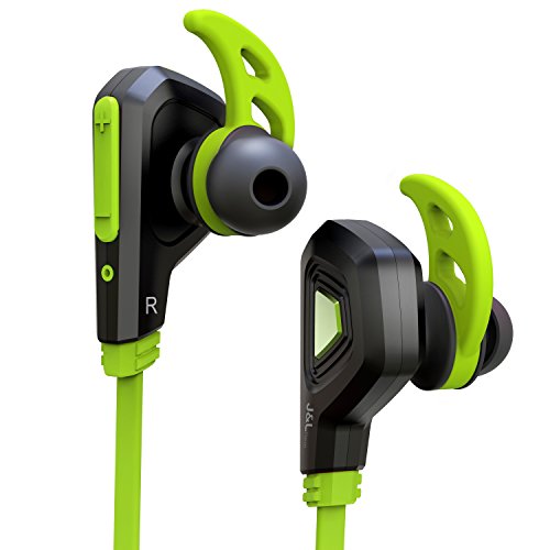 J&L Wireless Bluetooth Headphones - Studio Sound Quality & Deep Bass - Noise Cancelling Sports Bluetooth Earbuds Headsets Earphones - Sweat & Water Resistant - Perfect Stability & Comfort