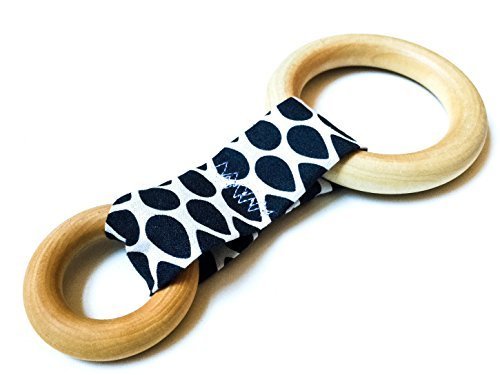 Montessori Wooden Baby Toy; Mary & Kate Multiple Activity Organic Eco-Teether