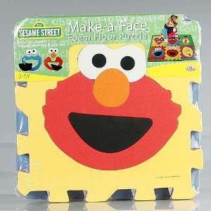Sesame Street Make-A-Face Floor Puzzle