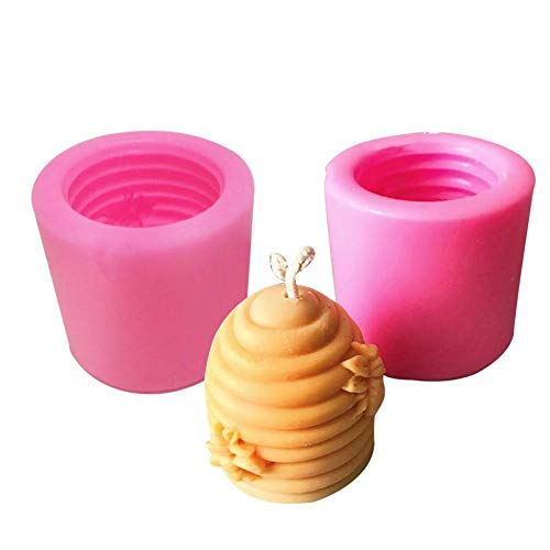 Algopix Similar Product 19 - Cute 3D Bee Silicone Mold Handmade
