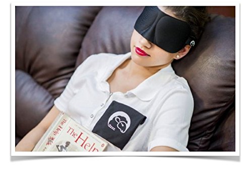 Aries Collection Soft Cotton Sleep Mask with Ear Plugs