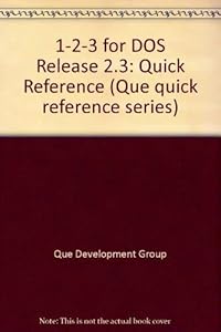 1-2-3 release 2.3 for DOS quick reference (Que quick reference series) by Rosemary Colonna