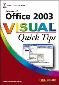 Microsoft Office 2003 Visual Quick Tips