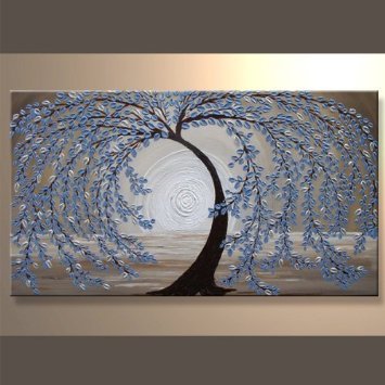 

Modern Abstract Ready to Hang Stretched Canvas Oil Painting SAH17