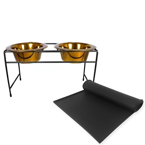 Algopix Similar Product 1 - Platinum Pets 2 Cup Modern Double