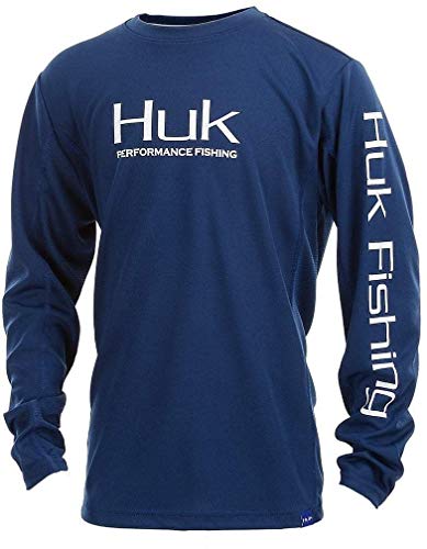 Algopix Similar Product 14 - Huk Youth  Icon X Long Sleeve Shirt