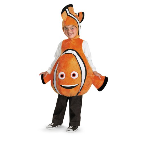 Disney Finding Nemo Costume, Orange/Black, size S/P(4-6)