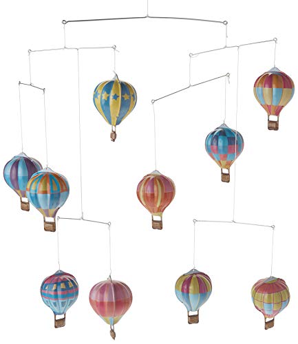Algopix Similar Product 13 - Schylling Tin Hot Air Balloon Mobile Toy