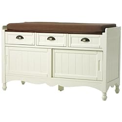 Shoe Storage Bench With Cushion
