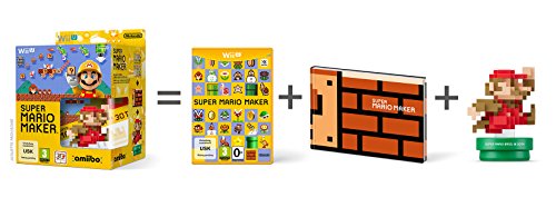 Super Mario Maker + Amiibo 'Super Mario Bros' - Mario classique : rouge - édition limitée Super Mario Maker + Amiibo 'Super Mario Bros' - Mario classique : rouge - édition limitée
