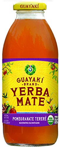 Guayaki Organic Yerba Mate, Pure Mind, 16 Ounce (Pack of 12)