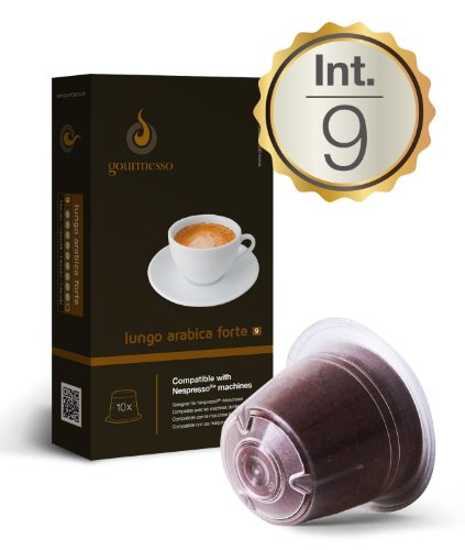Gourmesso Lungo Arabica Forte - 30 Nespresso® compatible coffee capsules - $0.49/pod
