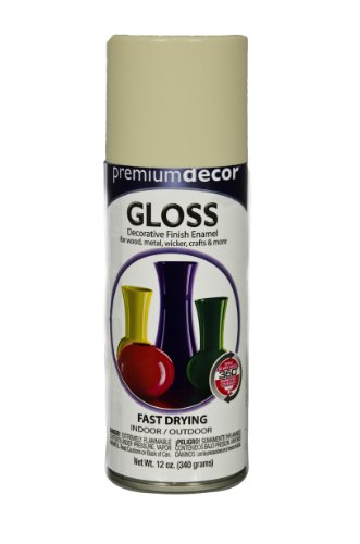 

General Paint & Manufacturing PDS-11 Premium Decor Decorative Enamel Spray Paint with 360-Degree Spray Tip, Navajo White