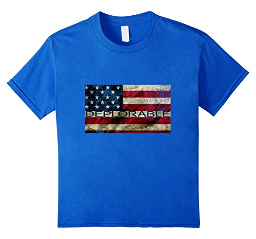 Deplorable Trump Distressed Flag T Shirt