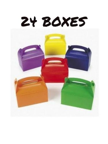 Bright Color Cardboard Treat Boxes Party Favors (24)