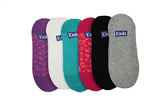 Keds 6 pair Cotton Liner Designed Extra Low To Stay Hidden In Your Shoes
