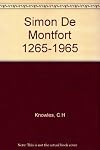 Simon de Montfort, 1265-1965