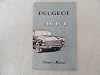 1967 And Later Peugeot 404 Owner's Manual