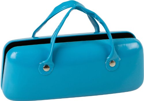 Sleek Patent Handbag Style Hard Sunglasses/ Eyeglasses Case - 6 Vibrant Colors