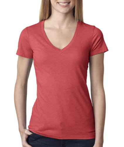 Bella Women's Triblend Deep V-Neck Tee