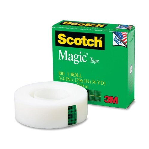 

Magic Tape, 3/4" x 1296", 1" Core, Clear
