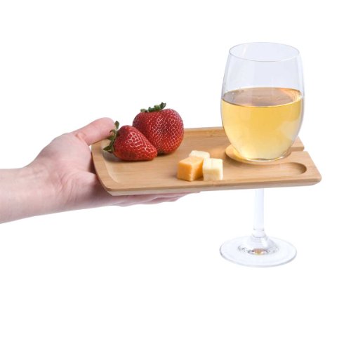 

Oenophilia Bamboo Hors d' Oeuvres Plate - Set of 4
