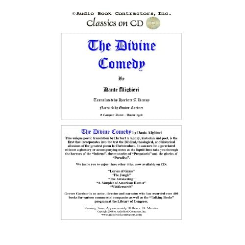 The Divine Comedy (Classic Books on CD Collection) [UNABRIDGED] (Classics on CD)