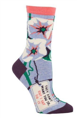 Blue Q Women's Kick This Day in its Sunshiny Ass Socks