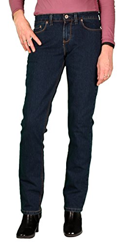 Dickies Womens Curvy Fit Stretch Straight-Leg Jean