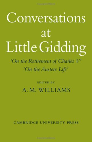 Conversations at Little Gidding by A. M. Williams