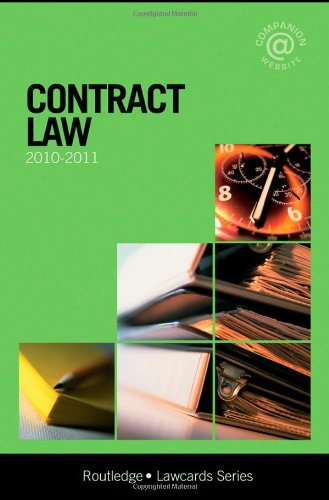 Contract Lawcards 2010-2011 by Routledge