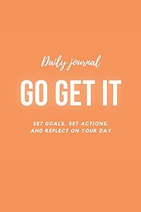 Daily goal setting diary. Set your goals and your actions for the day to help you achieve those goals. At the end of the day take time to reflect. by Helen's Book Adventure