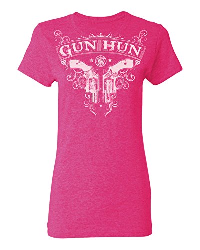 S&W Women's Gun Hun Tee in Heliconia