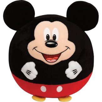 Ty Beanie Ballz Mickey Mouse Plush, Large