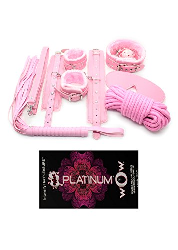 Algopix Similar Product 9 - Pink 9 Pc Bondage and Restraint Kit