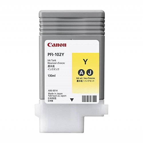 PFI-102Y Yellow Ink Tank 130ML Imageprograf IPF500 IPF600 IPF700