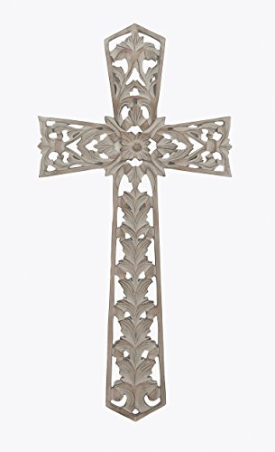 Algopix Similar Product 10 - Benzara Gracefully Engraved Ash Gray