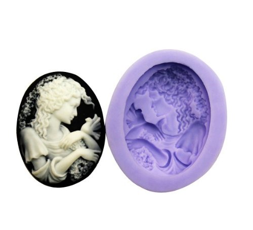 Girl and Bird Silicone Mold