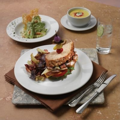 

Steelite 6900E502 Varick Cafe Porcelain 10-5/8" Plate - 12 / CS