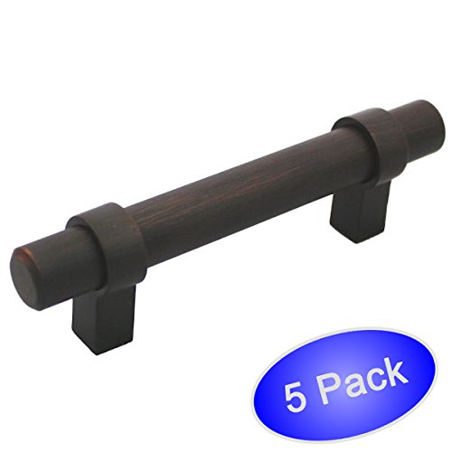 Cosmas 161-3ORB Oil Rubbed Bronze Cabinet Bar Handle Pull - 3