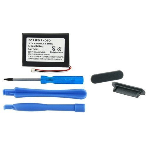 eForCity 1300mAh Battery for 20GB/30GB/60GB iPod Photo 4G