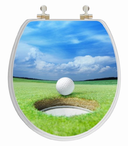 Algopix Similar Product 18 - 3D Series Golf Round Toilet Seat