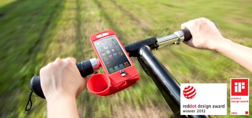 

Bone Collection Bike Horn Stand for iPhone 5 - Retail Packaging - Black