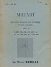 The Piano Sonatas and Fantasies, Volume Two (Kalmus Study Scores; No. 804, Vol. Two: K 331, 332, 333, 475, 457, 545, 570, 576, 394, 396, 397, 533, 494)