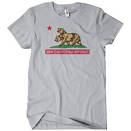 New California Republic Mens Funny T-Shirt Tee Fall 3 4 Out NCR Flag Wasteland