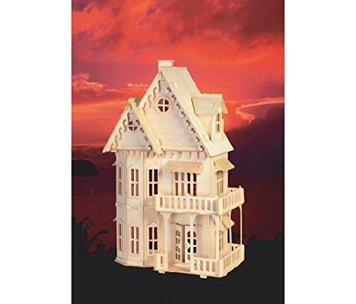 

Puzzled Gothic House Wooden 3D Puzzle Construction Kit